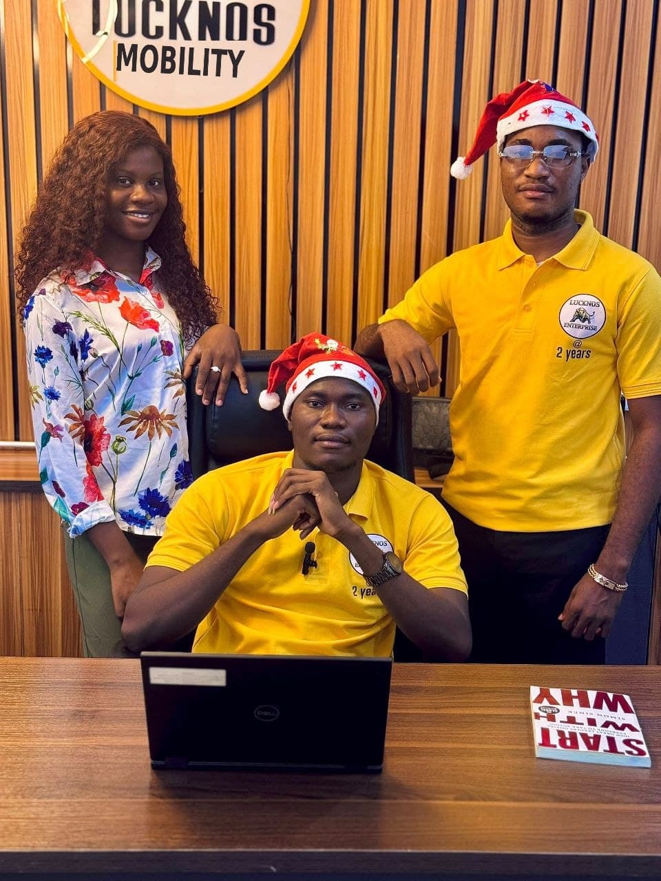 Lucknos Mobility team at the Asaba office